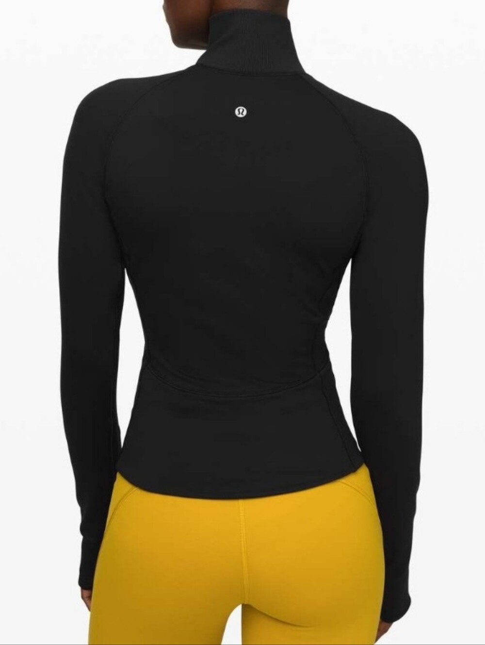 🍋 Lululemon Athletica Always Alert 1/2 Zip - Black - Size 2 - EUC 🖤🏃‍♀️
​